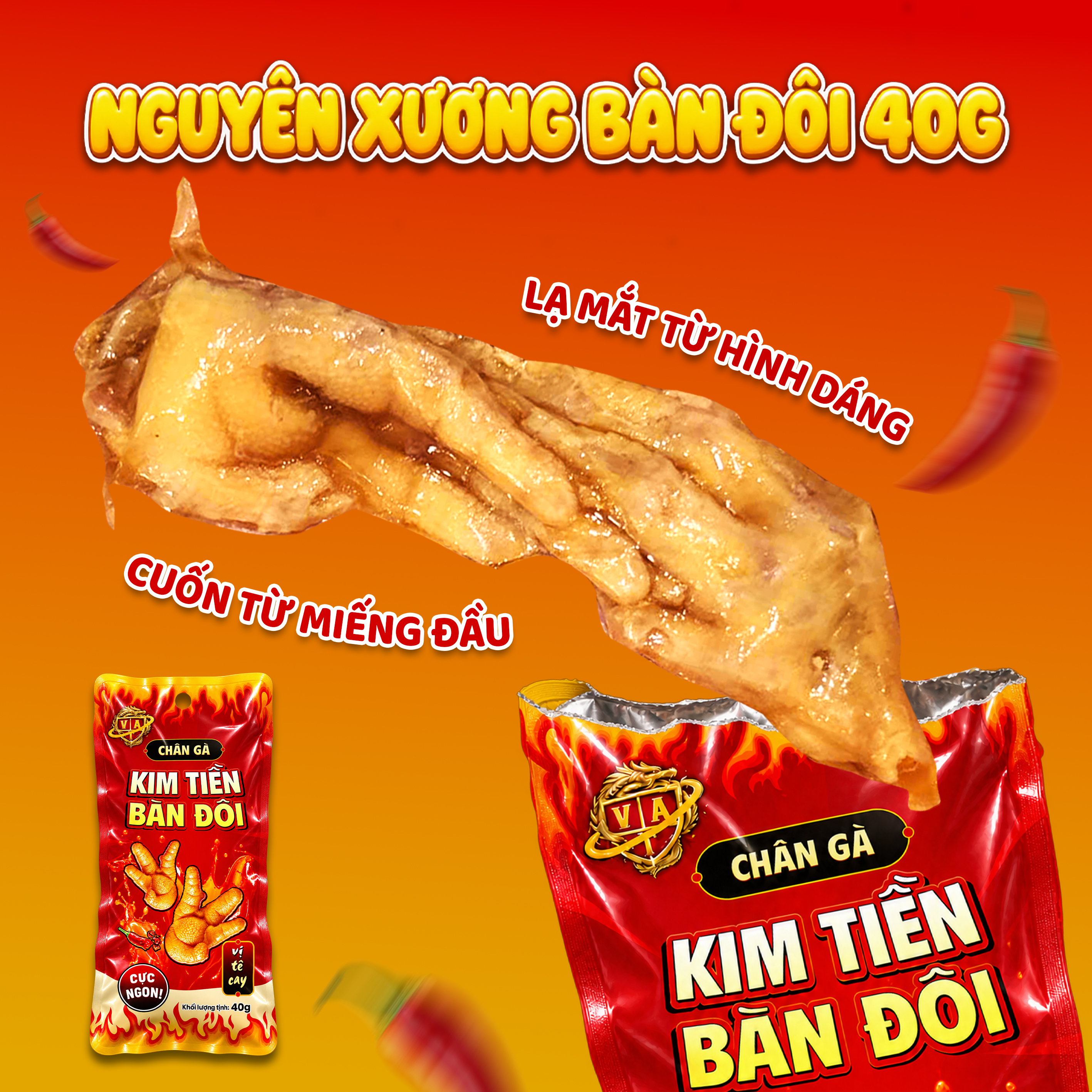 Nguyên xương bàn đôi 40g