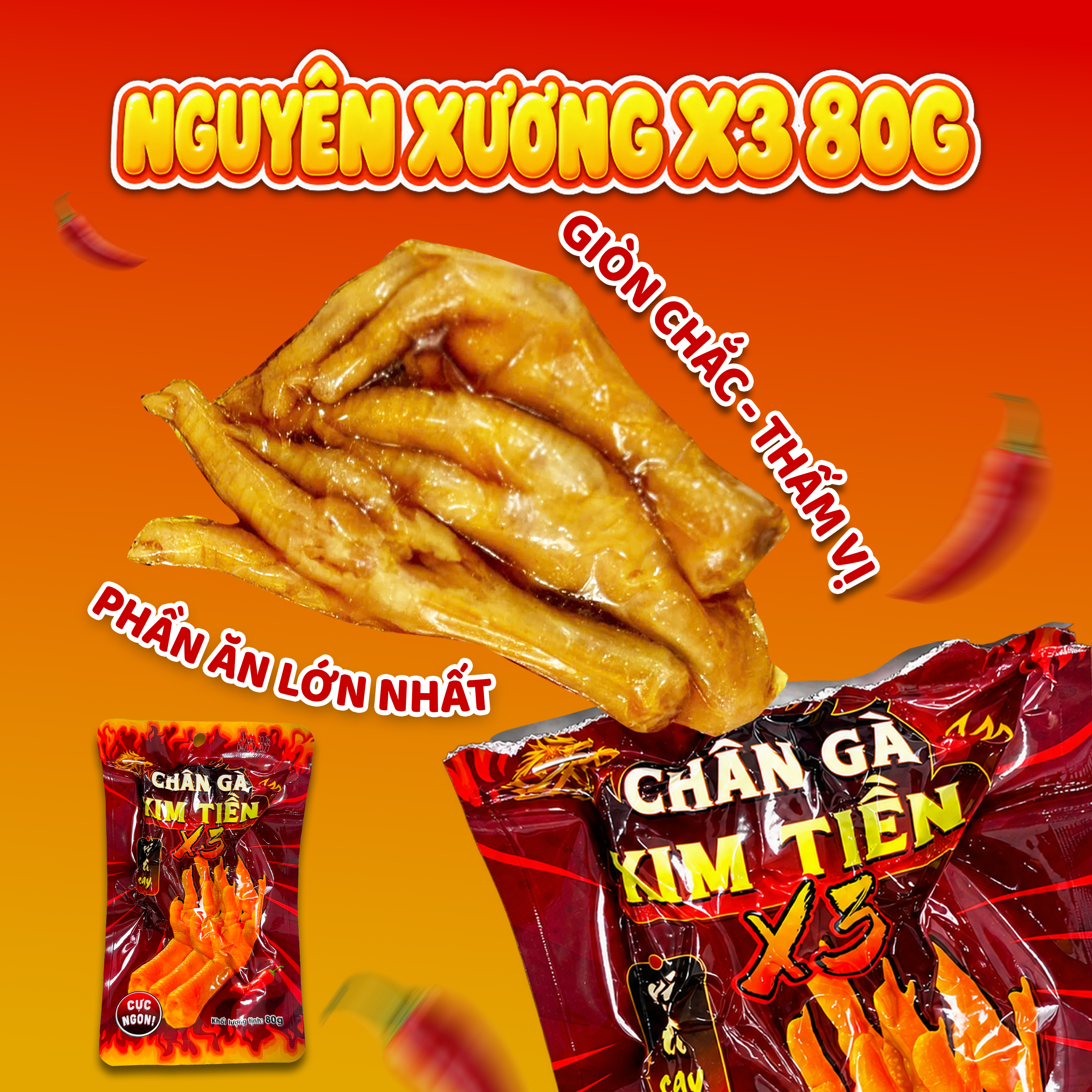 Nguyên xương X3 80g